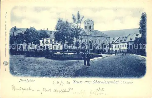 Oberwiesenthal Erzgebirge Marktplatz Kat. Oberwiesenthal