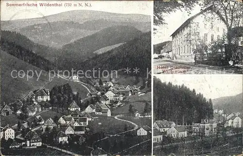 Wildenthal Eibenstock Panorama Erzgebirge Hotel Drechsler