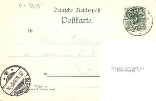 Eibenstock Gesamtansicht Kuenstlerkarte Reichspost Kat. Eibenstock