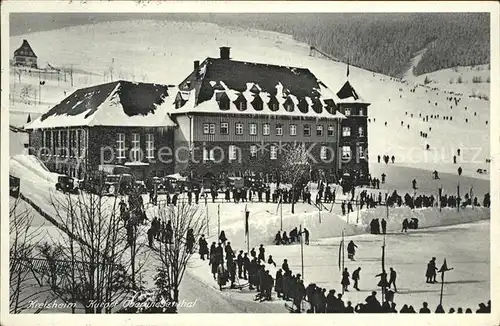 Oberwiesenthal Erzgebirge Eisbahn Kreisheim der Deutschen Turnerschaft Kat. Oberwiesenthal