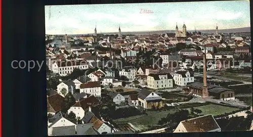 Zittau Gesamtansicht Kat. Zittau