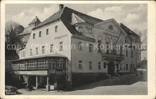 Augustusburg Gasthof Lehngericht Kat. Augustusburg