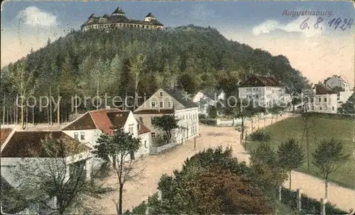 Augustusburg Schloss Gastwirtschaft in der Burg Kat. Augustusburg