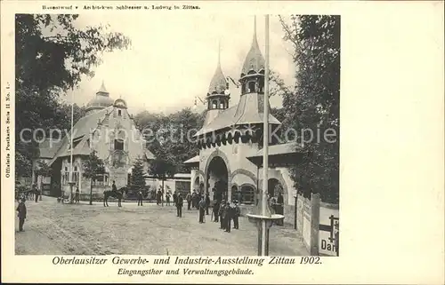 Zittau Oberlausitzer Gewerbe  und Industrie   Ausstellung 1902 Kat. Zittau