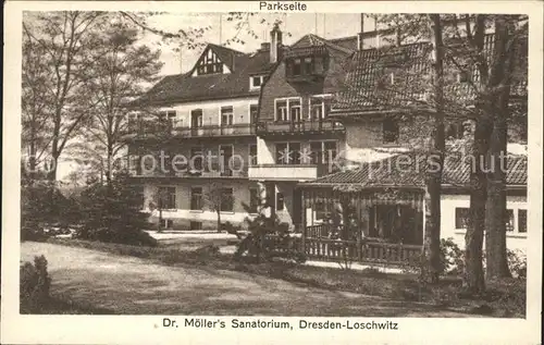 Loschwitz Doktor Moellers Sanatorium Kat. Dresden