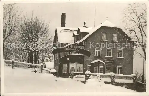 Baerenburg Sachsen Konditorei Cafe Kat. Altenberg