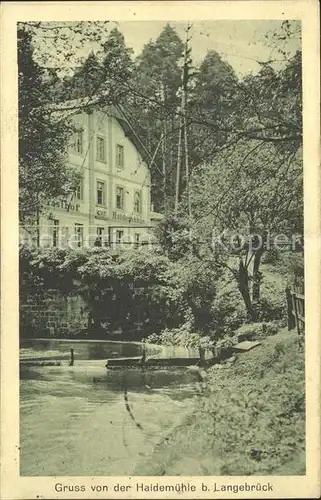 Langebrueck Haidemuehle Kat. Dresden