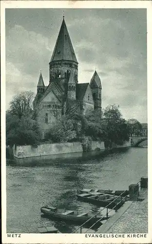Metz Moselle evang. Kirche / Metz /Arrond. de Metz-Ville