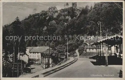 Luetzelburg Lothringen Bahnhof Westmark / Lutzelbourg /Arrond. de Sarrebourg