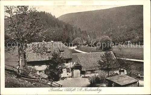 St Andreasberg Harz Forsthaus Schluft / Sankt Andreasberg /Goslar LKR