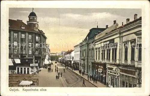 Osijek Croatia Kapucinska ulica / Osijek /Hrvatska