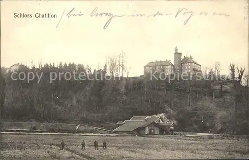 Chatillon Allier Schloss Chatillon Erstuermung Nov 1914 / Chatillon /Arrond. de Moulins