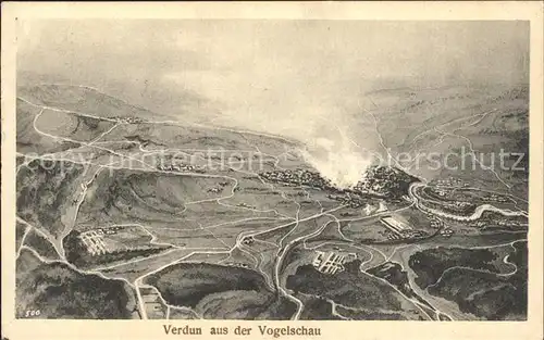 Verdun Meuse WK1 Totalansicht  / Verdun /Arrond. de Verdun
