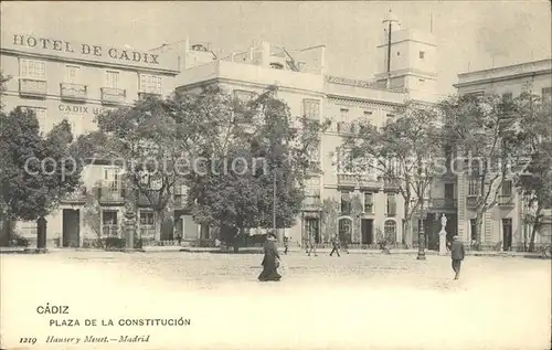 Cadiz Andalucia Plaza de la Constitucion Hotel de Cadix / Cadiz /
