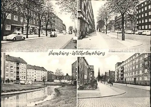 Wilhelmsburg Hamburg Georg Wilhelm Str Teilansichten Mannesallee / Hamburg /Hamburg Stadtkreis