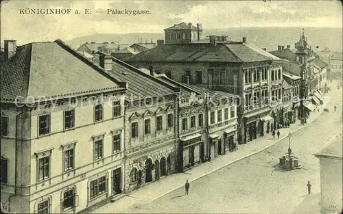 Koeniginhof Elbe Tschechien Palackygasse / Dvur Kralove nad Labem /