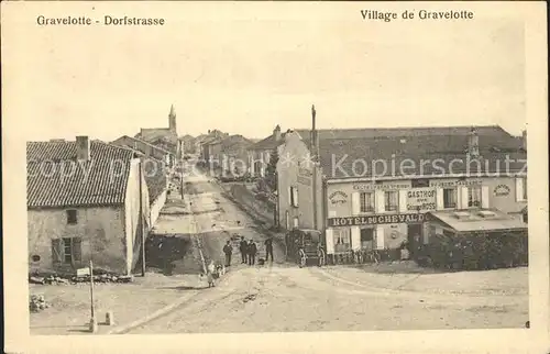 Gravelotte Moselle Dorfstrasse / Gravelotte /Arrond. de Metz-Campagne
