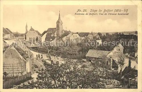 Belfort Alsace Vue de Perouse bombarde / Belfort /Arrond. de Belfort