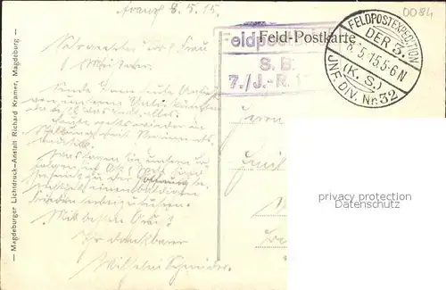 Reims Champagne Ardenne Infanterie in Reserve Bahneinschnitt / Reims /Arrond. de Reims