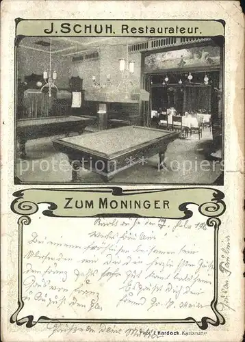 Karlsruhe Baden Schuh Restaurateur Zum Moninger  / Karlsruhe /Karlsruhe LKR