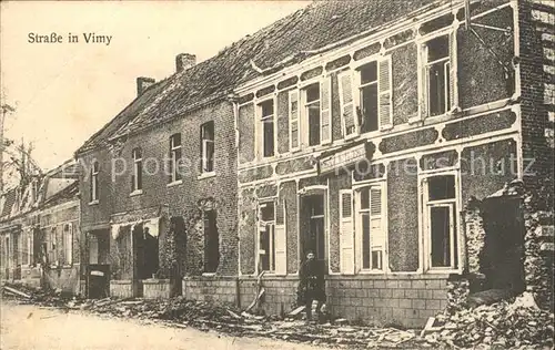 Vimy Strasse Zerstoertes Haus / Vimy /Arrond. d Arras