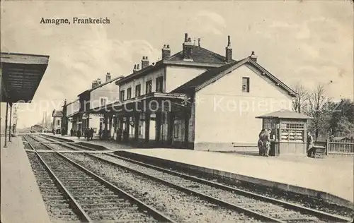 Amagne Bahnhof / Amagne /Arrond. de Rethel