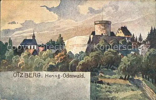 Otzberg Odenwald Burg / Otzberg /Darmstadt-Dieburg LKR