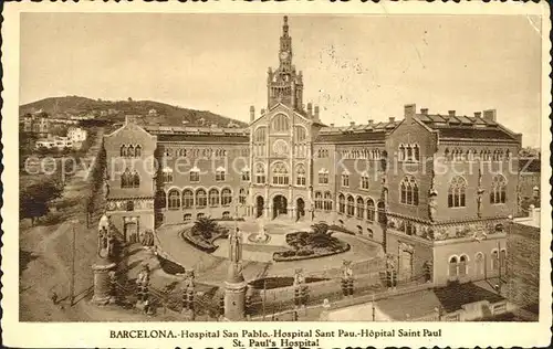 Barcelona Cataluna Hospital San Pablo / Barcelona /