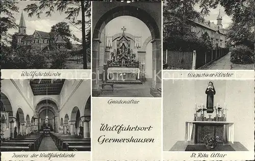 Germershausen Wallfahrtskirche Gnadenaltar / Rollshausen /Goettingen LKR