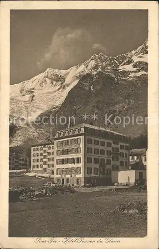 Saas-Fee Hotel Pension du Glacier / Saas Fee /Bz. Visp
