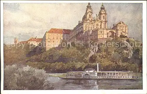 Melk Donau Donau Dampfschiffahrtsgesellschaft / Melk Wachau /Mostviertel-Eisenwurzen