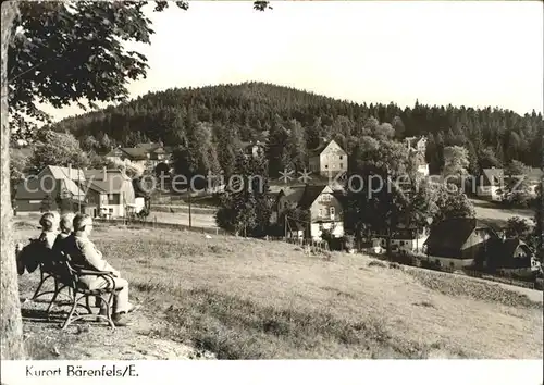 Baerenfels Erzgebirge Teilansicht / Altenberg /Saechsische Schweiz-Osterzgebirge LKR