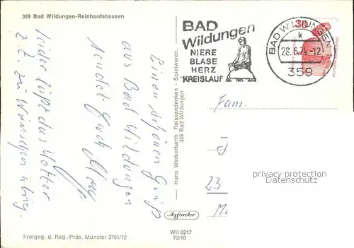 Reinhardshausen Fliegeraufnahme / Bad Wildungen /Waldeck-Frankenberg LKR