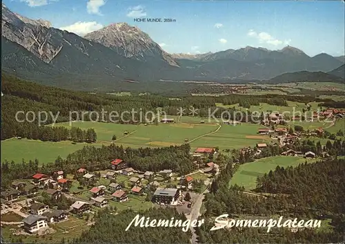 Obsteig Tirol Fliegeraufnahme Mieminger Sonnenplantagen / Obsteig /Tiroler Oberland
