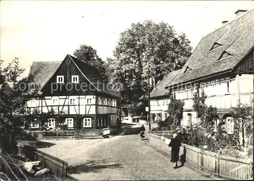 Grossschoenau Sachsen Alte Umgebindehaeuser / Grossschoenau Sachsen /Goerlitz LKR