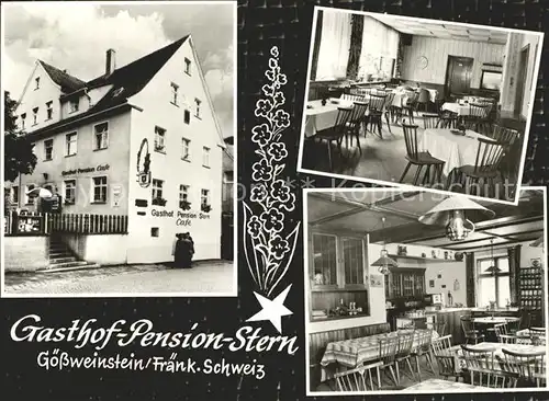 Goessweinstein Gasthof Pension Stern  / Goessweinstein /Forchheim LKR