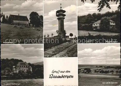 Coesfeld Baumbergen Jugendherberge Marienhof Longinus Turm  / Coesfeld /Coesfeld LKR