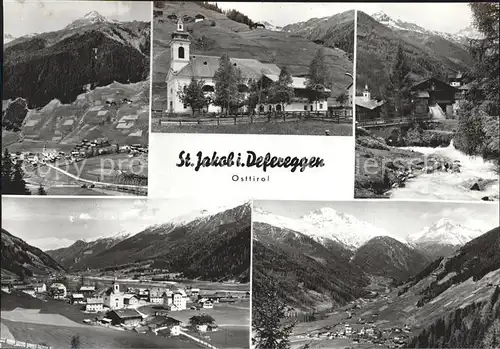St Jakob Defereggen Stadtansicht Kirche / St. Jakob in Defereggen /Osttirol