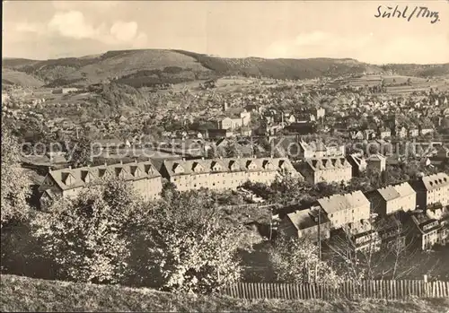 Suhl Thueringer Wald Stadtansicht / Suhl /Suhl Stadtkreis