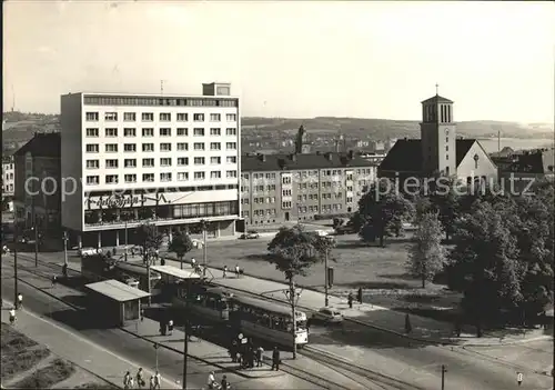 Plauen Vogtland Platz der Roten Armee / Plauen /Vogtlandkreis LKR