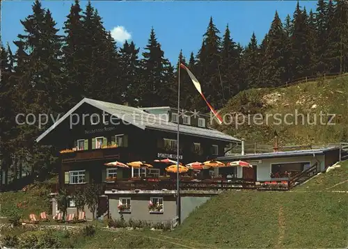 Schruns Vorarlberg Berggasthaus Kropfen / Schruns /Bludenz-Bregenzer Wald