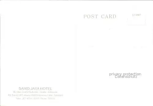 Jakarta Sahid Jaya Hotel / Jakarta /