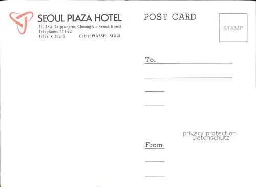Seoul Plaza Hotel / Seoul /