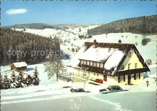 Grafenhausen Schwarzwald Pension Waldesruh / Grafenhausen /Waldshut LKR