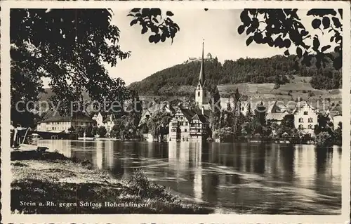 Stein AG Gegen Schloss Hohenklingen / Stein AG /Bz. Rheinfelden