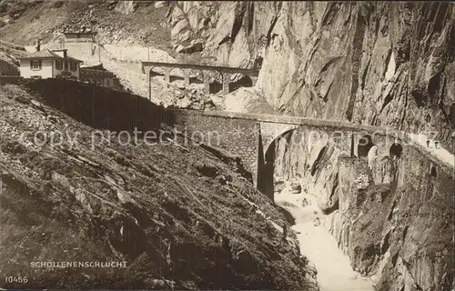 Goeschenen Schoellenschlucht / Goeschenen /Bz. Uri