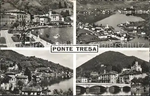 Ponte Tresa Panorama Promenade Hafen / Ponte Tresa /Bz. Lugano