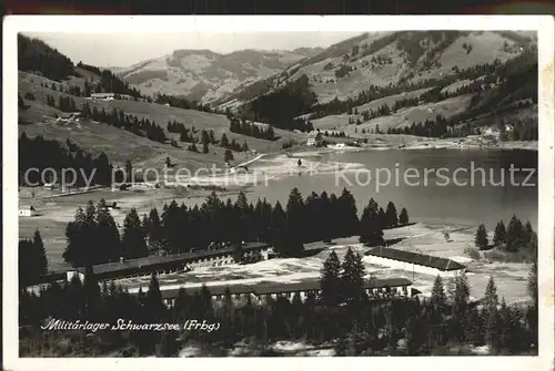 Schwarzsee Sense Militaerlager / Schwarzsee /Bz. Sense