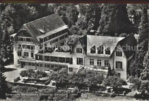 Liestal Europ Mennoitische Bibelschule Bienenberg / Liestal /Bz. Liestal