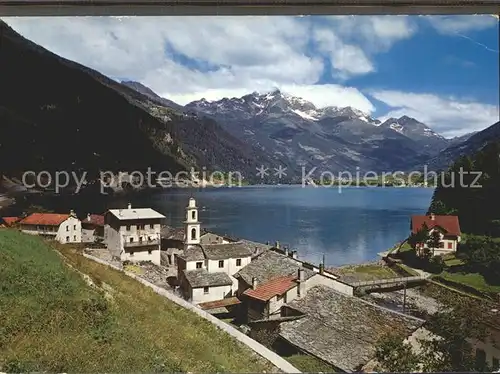Miralago Col Lago di Poschiavo e Pizzo Verona / Miralago /Bz. Bernina